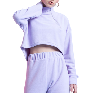 <b>Women's</b> Lightweight Fleece Crop <b>Top</b>, Breathable Half Zip Yoga <b>for</b> Fall Winter Workout Sweatshirt in 2025 Sportswear - Product Image 3