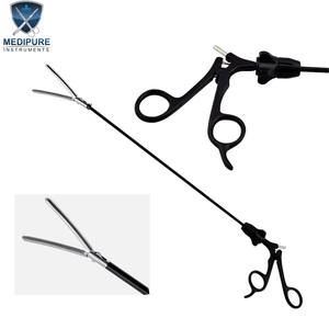 Pinza Atraumática Laparoscópica Curva de 10 mm x 45 cm, Instrumento Quirúrgico para Cirugía Abdominal, Venta al por Mayor, MEDIPURE INSTRUMENTS - Product Image 6