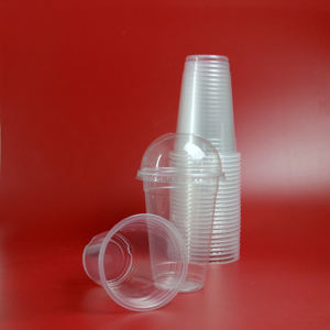 Tasses en plastique PP jetables transparentes de l'usine Quang Quan 16 20 22 24oz tasses à paroi unique pour jus de thé au lait café - Product Image 6