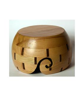 Bol de fil en palissandre artisanal universel pour tricoter crochet bol de rangement pour enrouleur de fil crochet accessoires - Product Image 2