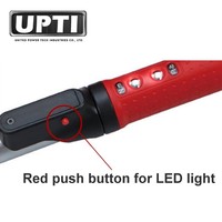 Clé dynamométrique numérique UPTI en acier au carbone, fabrication taïwanaise, pour éclairage LED automobile, échelles de fenêtre, capacité maximale 200 N-m, précision +/-3%