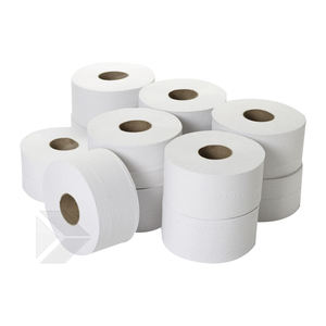 Rollo Jumbo Premium de papel higiénico, suministro a granel, suave al tacto, absorbente fuerte, tejido ecológico, fábrica OEM - Product Image 4