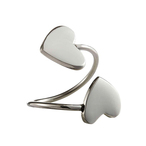 Rond de serviette coeur rouge, rond de serviette en métal pour les dîners de mariage, la salle à manger, les réunions de famille et les occasions spéciales - Product Image 5