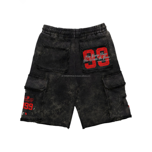 Serigrafía con logotipo personalizado en toda la ropa deportiva para hombre, conjunto corto, sudaderas con cremallera de alta calidad, transpirables. - Product Image 5