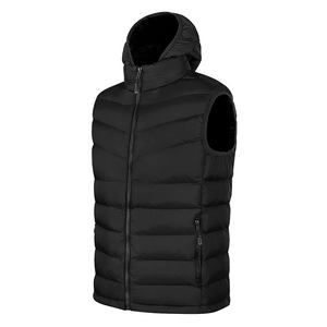 Bubble Puffer matelassé respirant hiver hommes gilet-sans manches veste chauffante avec corne bouton fermeture conception personnalisable - Product Image 4