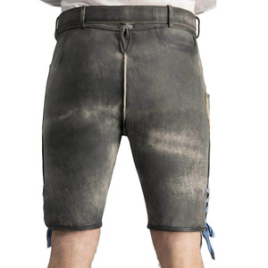 Customized in Plus Size High Street Wear Lederhosen Leather Embroidered <b>Shorts</b> Hot Sale Lederhosen Leather Embroidered <b>Shorts</b> - Product Image 6