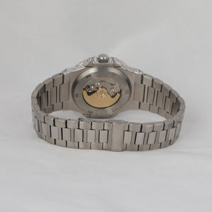 Reloj de pulsera Moissinatie Diamond para mujer con esfera azul numérica reloj de diseño loco de mano personalizado de lujo solo reloj con bisel - Product Image 5