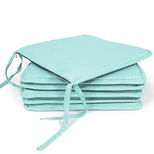 Coussin décoratif en bambou texturé 40x40x2cm pour chaise, canapé ou salle à manger - Ensemble de coussins lombaires et de coussins de siège - Product Image 3