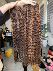 Extensiones de Cabello Humano Rizado Euroasiático de Donante, 100g, Venta al Por Mayor, Diferentes Longitudes - Product Image 3