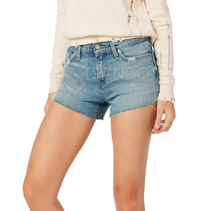 Shorts de Mezclilla para Mujer Tallas Grandes, Transpirables, 100% Algodón, Material Resistente, Precio Bajo para Adultos, Venta al Por Mayor - Product Image 4