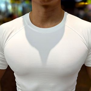 Camisas deportivas de entrenamiento para correr en el gimnasio para hombre, Jersey de entrenamiento de secado rápido transpirable con cuello levantado, tejido de compresión de ajuste Regular - Product Image 3