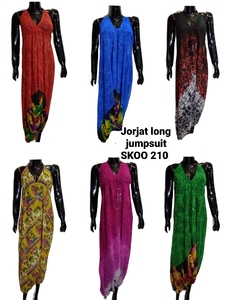 À la mode taille haute Vintage Georgette longue combinaison pour femmes Flowy One Piece barboteuse élégante tenue de vie quotidienne - Product Image 5