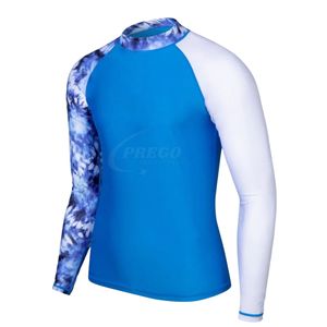 Rashguard à manches longues pour homme |   Chemise de compression respirante à séchage rapide |   Impression par sublimation de logo personnalisé | - Product Image 6