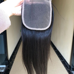 Cabello Remy Indio Virgen de la Mejor Calidad, Cierre al por Mayor, Rizado, Encaje HD 5x5, Doble Trama a Máquina - Product Image 2