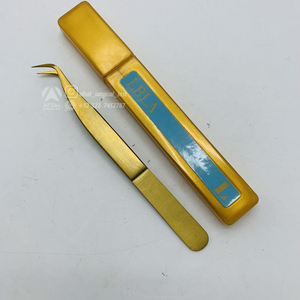 Pince à épiler en acier inoxydable or et rose bébé de haute qualité pince à épiler Plasma durable en gros - Product Image 1