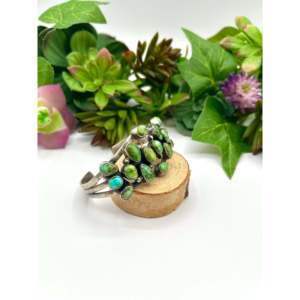 Bobby Johnson Sonoran Gold Turquoise & Sterling <b>Silver</b> Fashion <b>Cuff</b> <b>Bracelet</b> - Product Image 2