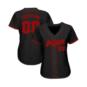 Camiseta de béisbol con logotipos bordados personalizados, diseño cosido, hecha para equipos escolares, clubes, ligas y torneos - Product Image 5