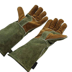 Gants de travail Mig en cuir de vache pour hommes avec logo personnalisé en gros Gants de soudage TIG de sécurité de haute qualité certifiés CE avec doublure en coton - Product Image 6
