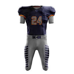 Meilleure Arrivée Ensemble d'uniformes de football américain pour adultes Manches courtes Imprimé Style unique Vente chaude Léger Maillot de football américain - Product Image 5