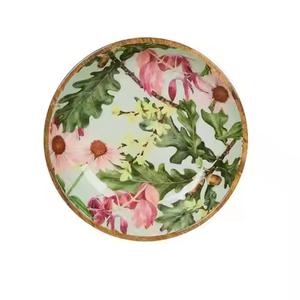 Wooden <b>Bowls</b> for Snacks & Dry Fruits Eco-Friendly Party Decor with Custom Logo Modern Design Clear <b>Enamel</b> Finish - Product Image 4