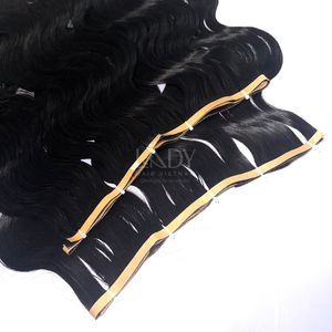 ราคาขายส่ง ผมแท้เวียดนาม 100% แบบ Body Wave สีธรรมชาติ แบบเป็นมัด พร้อมเทปติด - Product Image 3