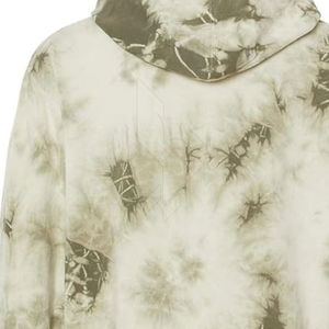 Sudadera con capucha teñida de corbata ligera de gran tamaño para mujer Ropa informal cómoda con logotipo frontal de cuello con capucha para invierno - Product Image 6