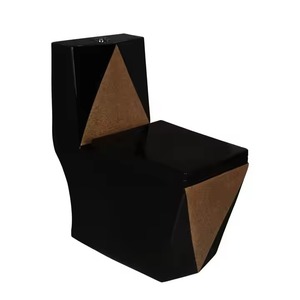 Armario de agua colorido de cerámica Vistaar: inodoro acoplado cerrado sin montura de una pieza, artículos sanitarios para baño moderno - Product Image 6