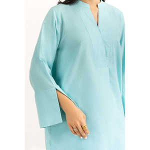 Conjunto Coordinado Teñido en Chambray IPST-44558-A Hecho de Algodón - Product Image 6