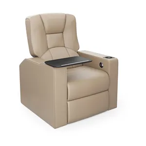 Nouvelle arrivée Milano Recliner Table à double action en cuir synthétique pour ordinateur portable