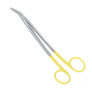 Ciseaux médicaux en gros Lame tranchante coudée de 115mm Ciseaux de salle de chirurgie droite en gros - Product Image 2