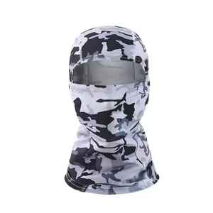 Balaclava d'hiver imperméable, rayée, en polyester, tactique, coupe-vent, confortable - Product Image 1