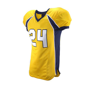 Ensemble d'uniformes de football américain à impression numérique avec nom de l'équipe Design personnalisé antibactérien 100% polyester Vente en gros pas cher - Product Image 5
