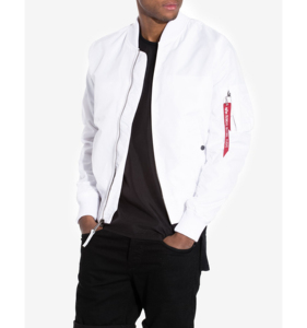 Wholesale Custom Embroidered Men's Winter Satin Bomber <b>Jacket</b> Stand Collar High Street <b>Waterproof</b> Breathable Casual Windbreaker - Product Image 3