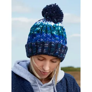 Bonnet pompon personnalisé avec tire-bouchon pour sweats à capuche et pulls promotionnels - Product Image 4