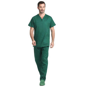Trajes médicos de hospital para hombres, uniformes quirúrgicos elásticos para ropa de médico de enfermería - Product Image 4