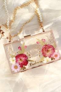 Luxury High Quality Resin Clutch with Rhinestone Zipper Button Eco-friendly Summer Winter Designer Purse at Best Price - Product Image 6