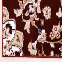 Tapis de prière musulman en acrylique moelleux moderne ELEGANCE, motif floral, lavable, anti-bactérien, pour usage domestique, tissé