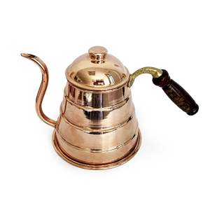 Ensemble de cafetière et théière en cuivre classique Anatolia Tiryaki, vaisselle artisanale avec un aspect antique - Product Image 6