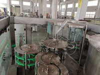 Machine de remplissage entièrement automatique pour bouteilles PET/verre de 5 à 15 L, avec engrenage pour ligne de production d'eau pure et de shampoing