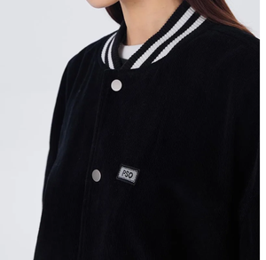 Veste universitaire de baseball personnalisée pour hommes de haute qualité en cuir PU matelassé coton imprimé tissu hiver chaud grande taille Design Spandex - Product Image 2