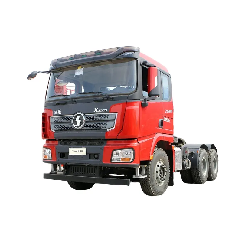 Popüler kullanılan LHD Shacman Delong X3000 Pro 25 ton 6*4 550hp ağır traktör kamyon satılık