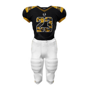 ชุดอเมริกันฟุตบอลแบบมืออาชีพผ้าคุณภาพสูงชุดอเมริกันฟุตบอลแบบมืออาชีพเสริมตะเข็บ - Product Image 2