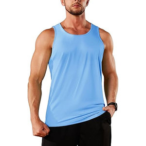 Camiseta sin mangas de entrenamiento Muscle Summer Blank para hombre, Camiseta deportiva sin mangas - Product Image 2