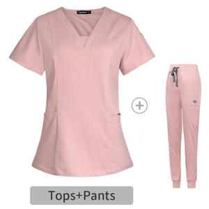 Meilleur Prix Nouveau Modèle Ensembles de Blouses Médicales Unisexe Personnalisables en Mélange de Coton de Haute Qualité – Uniformes d'Hôpital en Stock - Product Image 4