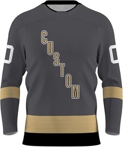 Vente en gros d'uniforme de hockey sur glace unisexe sur mesure uniforme de hockey sur glace respirant à séchage rapide à vendre - Product Image 3