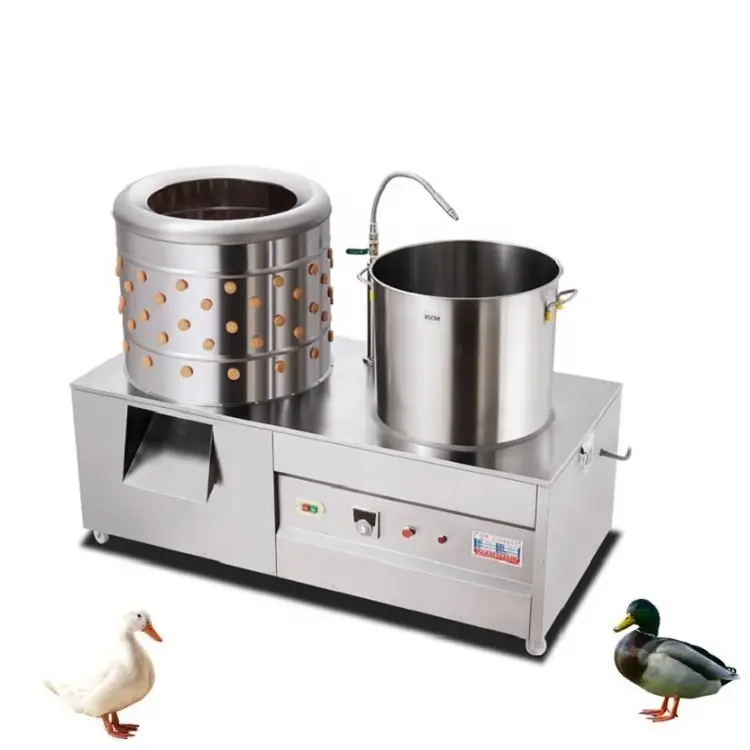 Trống tuốt Máy chim cút Pigeon lông plucker Gà lông plucker trường hợp bằng gỗ động cơ đa chức năng thép không gỉ 80