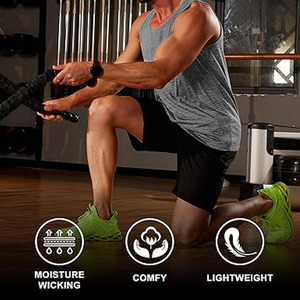 Camiseta sin Mangas para Hombre, Último Estilo, Nuevo Diseño Personalizado, Transpirable, Talla Grande, para Gimnasio y Entrenamiento - Product Image 4