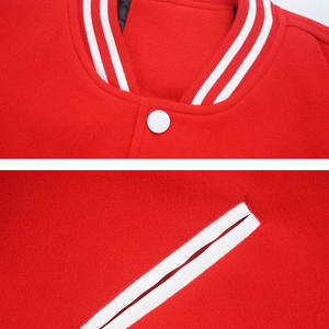 Veste universitaire pour hommes veste pour hommes meilleure qualité vêtements d'hiver lourds Logo personnalisé col rond taille normale vêtements de plein air - Product Image 5