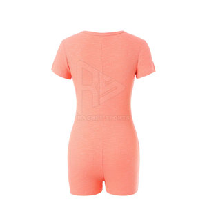 Venta al por mayor ropa de entrenamiento peleles de compresión adelgazantes de una pieza mono de entrenamiento Fitness gimnasio Yoga mameluco para mujeres de alta calidad - Product Image 4