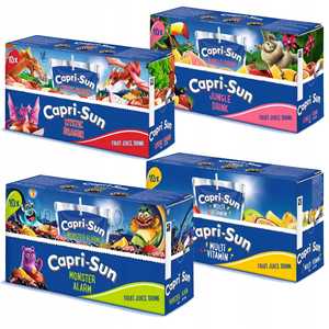 Wholesale Original Capri Sun Jungle Fruit Drink 200ml Pack of 40 Mixed Flavors, Kids Juice Beverage, Convenient On-the-Go <b>Pouch</b> - Product Image 4